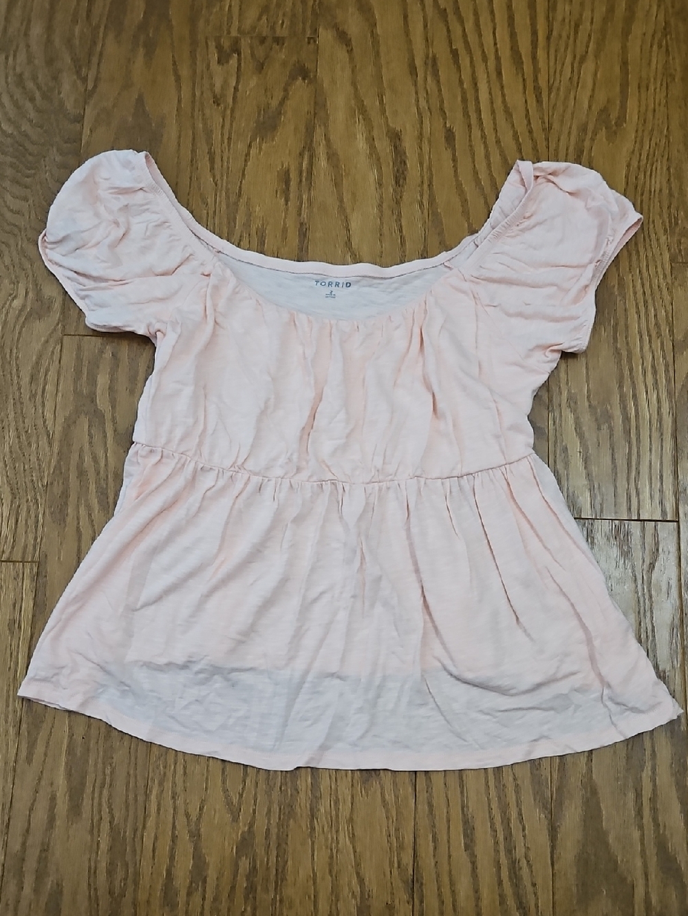 Torrid Scoop Neck Babydoll Top Sz 2